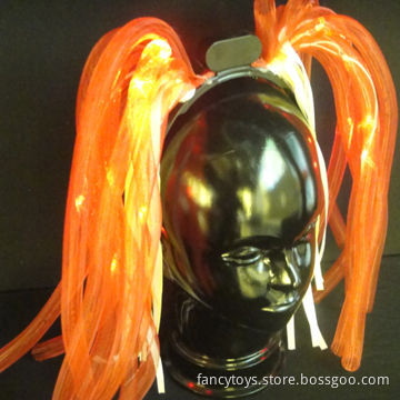 12 LEDs Noodle Wig